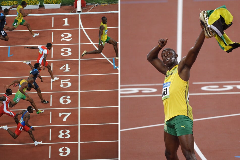 Bolt rannte bei den Olympischen Spielen 2008 in Peking allen anderen davon und gilt noch heute als schnellster Mann der Welt.