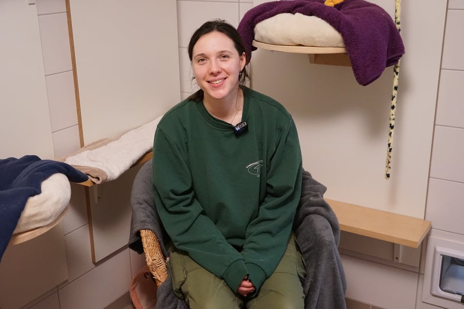 Lena-Cathrin Hinrichsen (29) arbeitet seit dreieinhalb Jahren im Tierheim Süderstraße und leitet seit einem halben Jahr das Katzenhaus. Sie liebt es, wenn scheue und/oder kranke Katzen auftauen und vermittelt werden können, "unglaublich frustrierend" sei oft der schlechte Zustand der Tiere bei deren Ankunft.