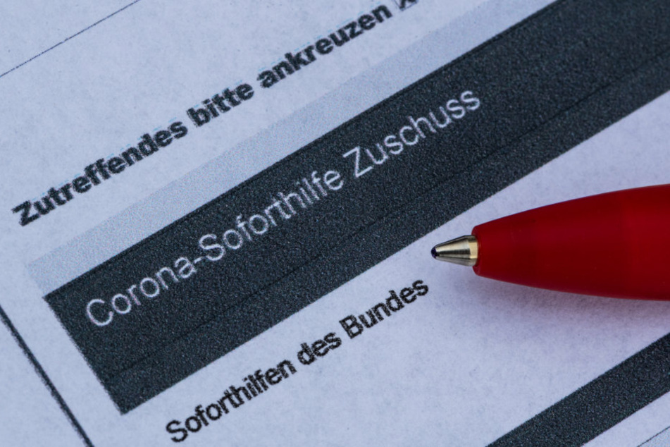 Antrag für den Corona-Soforthilfe-Zuschuss.
