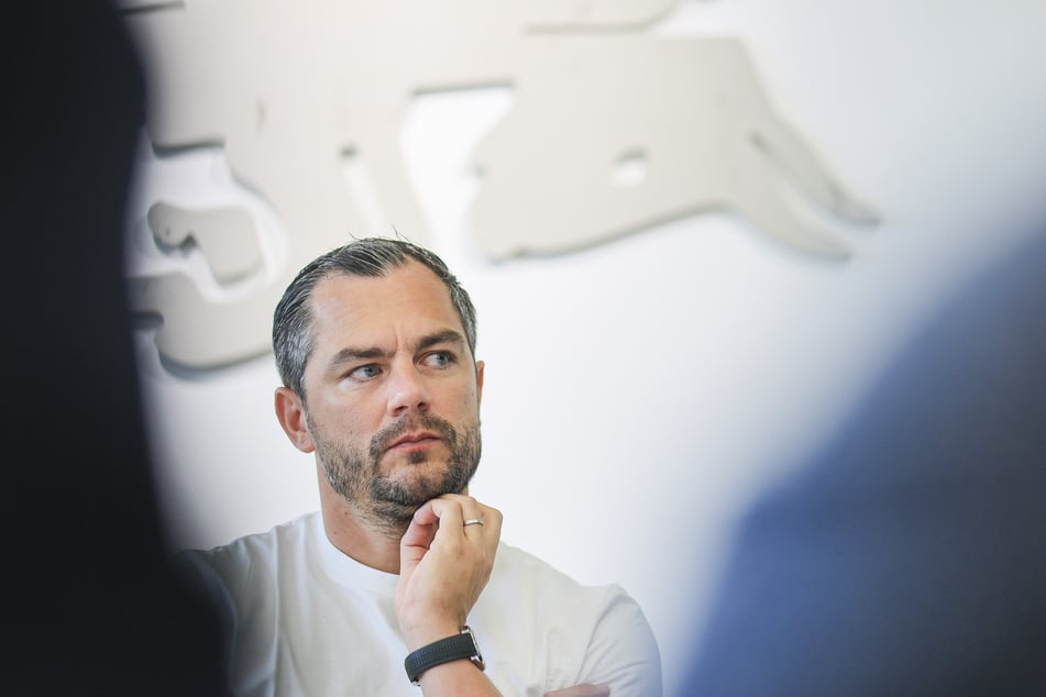 RB Leipzigs Sport-Geschäftsführer Marcel Schäfer (41) war nicht einverstanden mit dem Auftritt in Wolfsburg.