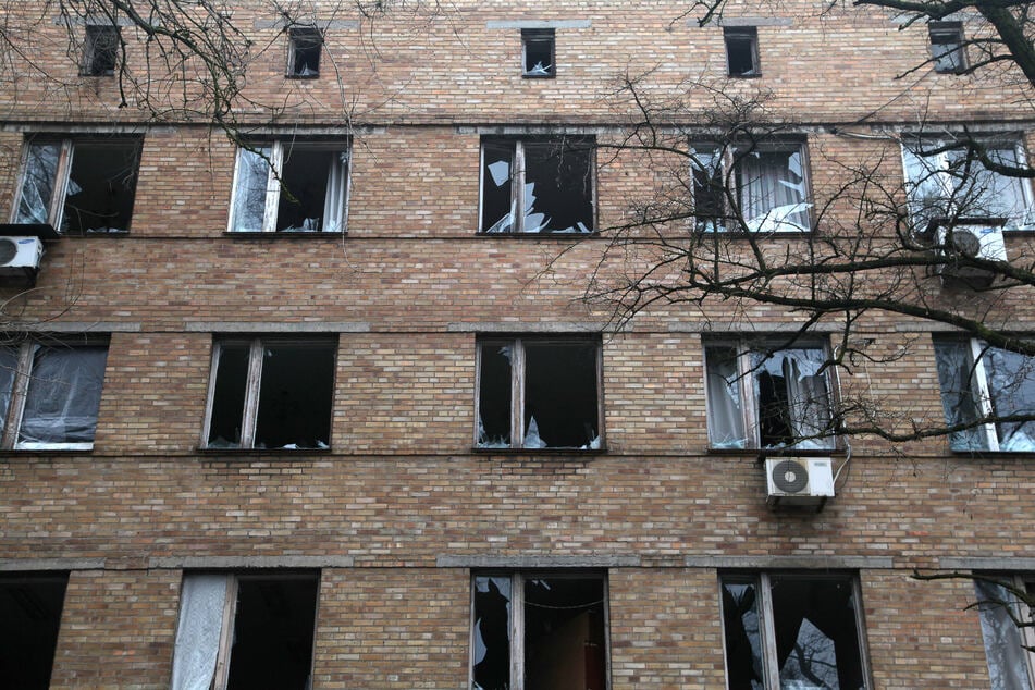 A TV building in Donetsk's Leninsky District was damaged by an explosion in the early hours of Wednesday.