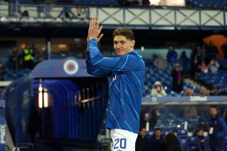 Ryan Naderi (22) feierte am Mittwochabend sein Debüt für die Glasgow Rangers.