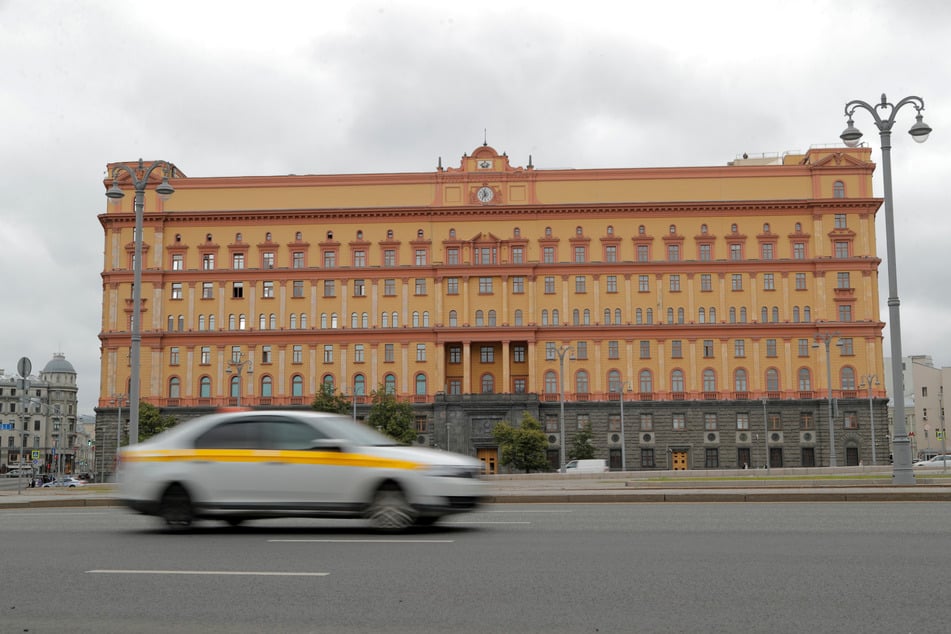 Blick auf fas Hauptquartier des russischen Inlandsgeheimdienstes FSB in Moskau.