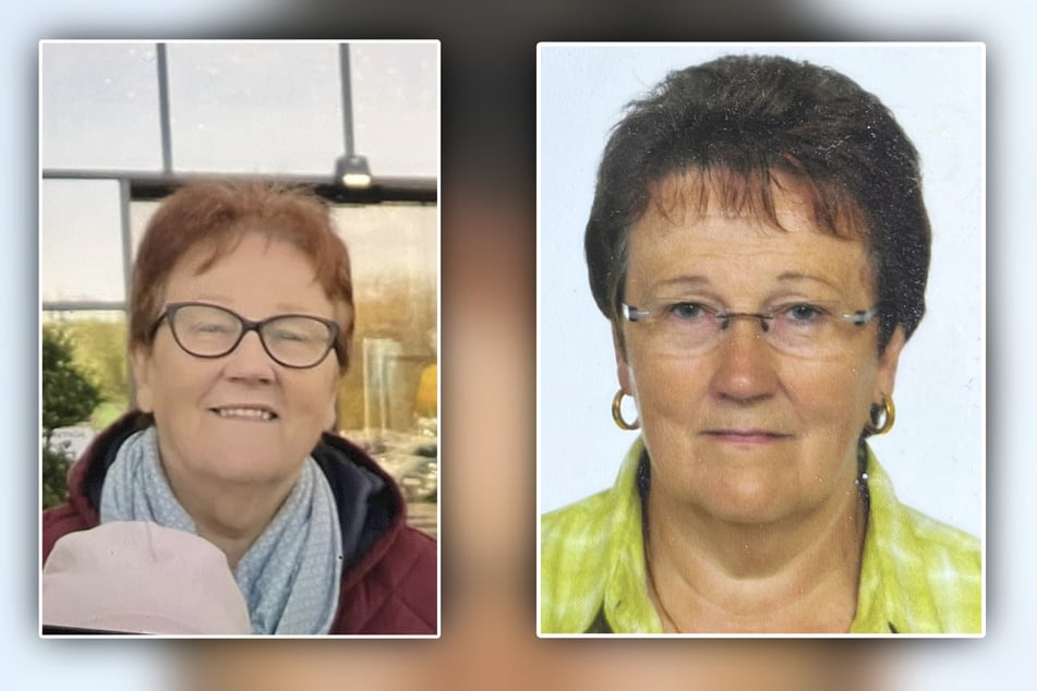 Die Polizei sucht mit zwei Fotos nach der 70-Jährigen.