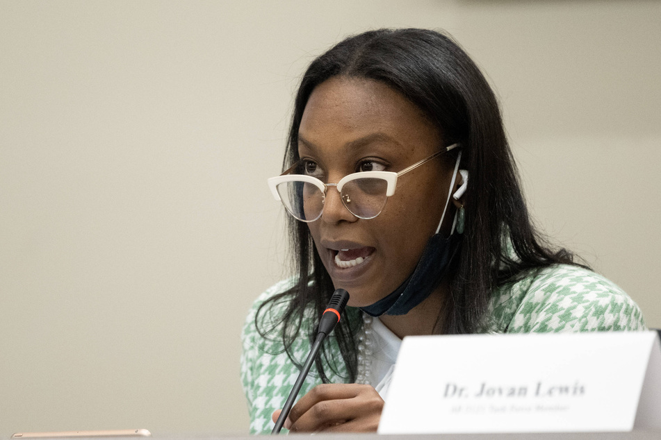 Attorney and reparatory justice scholar Kamilah Moore serves as chair of the California Reparations Task Force.