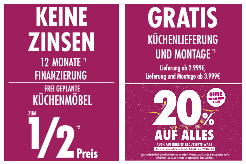 Hier klicken und Rabatt-Coupon für 20 Prozent auf alles sichern!