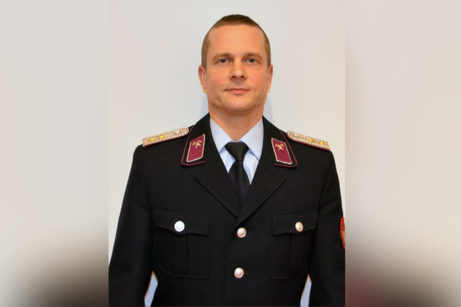 Wehrleiter der Feuerwehr Weißig: Carsten Preussler.