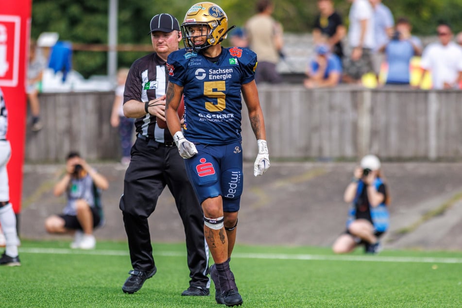 Nico Barrow lief die Monarchs mit zwei Touchdowns zum Sieg.