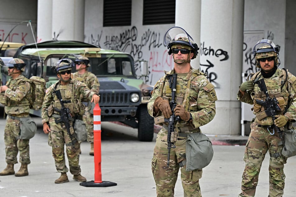 Some 1,350 National Guard troops have been withdrawn from Los Angeles after they were sent by the Trump administration to squash protests against immigration raids.