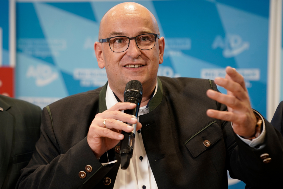 Stephan Protschka (45), bayerischer Landesvorstand der AfD. Die rechtspopulistische Partei konnte die höchsten Zugewinne bei der Wahl erzielen.