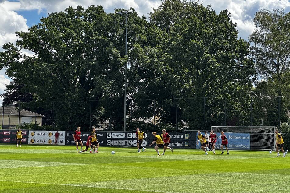 Zum ersten Training des FC St. Pauli nach der Sommerpause strahlte die Sonne über Hamburg.