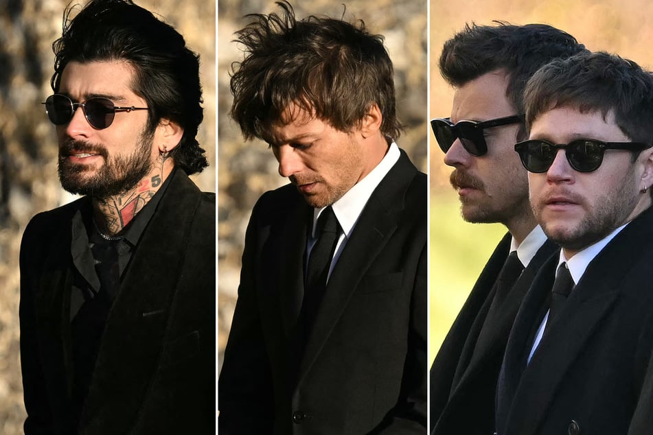 One Direction stars spotted among mourners at Liam Payne's funeral service