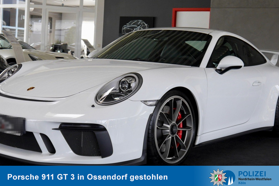 Köln-Ossendorf: Wertvoller Porsche 911 GT 3 gestohlen