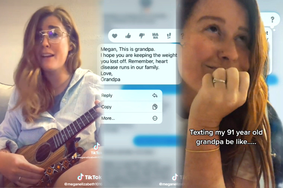 Megans Video ging dank der kuriosen Chats mit ihrem Opa viral.