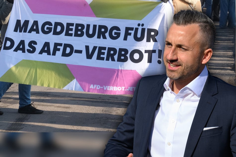 AfD-Parteitag in Magdeburg von Protesten gestört