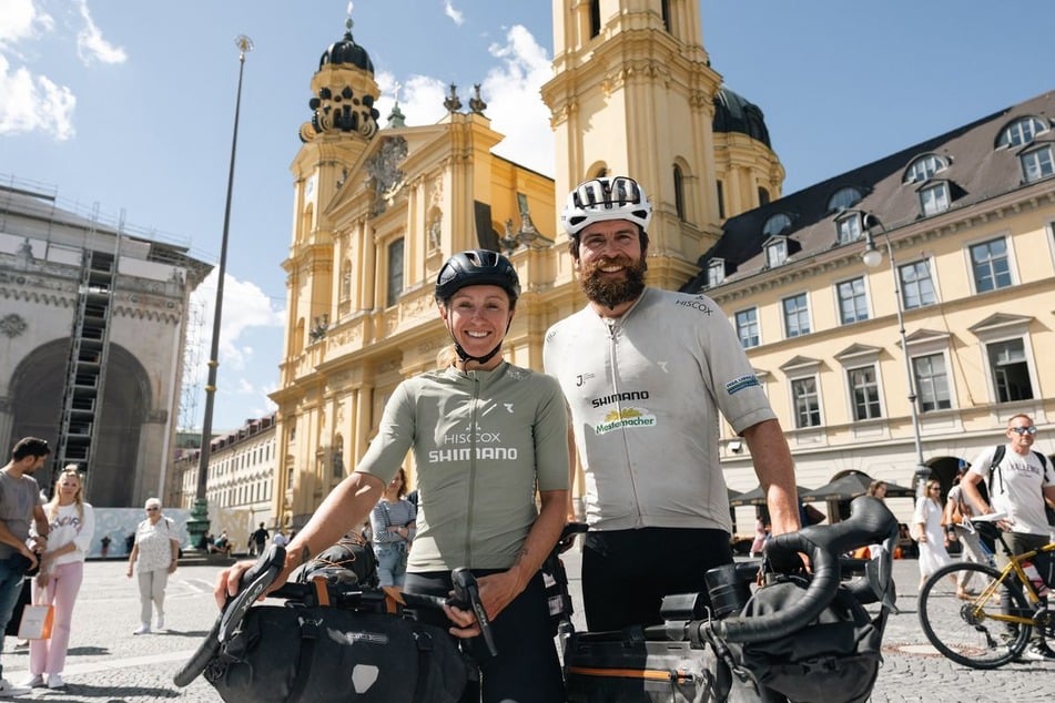 Jonas Deichmann und Partnerin Josefine Rutkowski beenden Extremsport-Projekt.