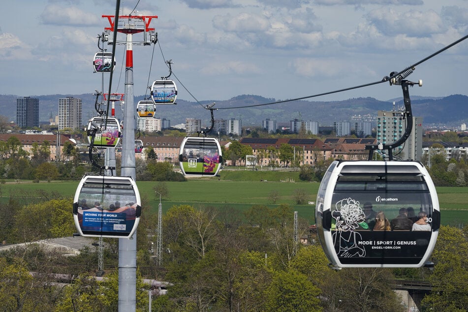 Die Seilbahn der Stadt Köln transportiert jährlich rund eine halbe Million Fahrgäste. (Symbolfoto)