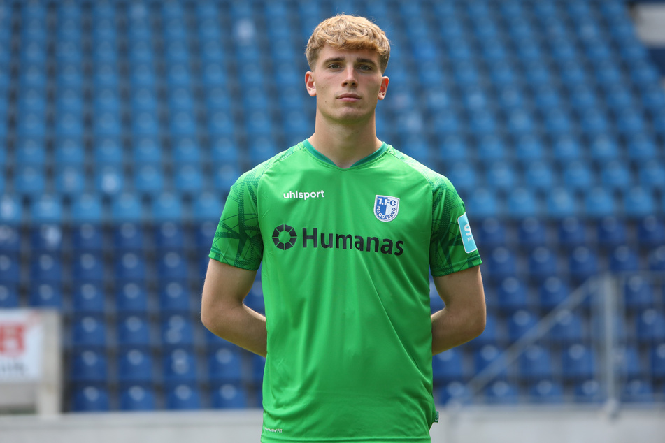 Der 19-jährige Noah Kruth springt am Sonntag für den 1. FC Magdeburg im Spiel gegen Arminia Bielefeld ein.