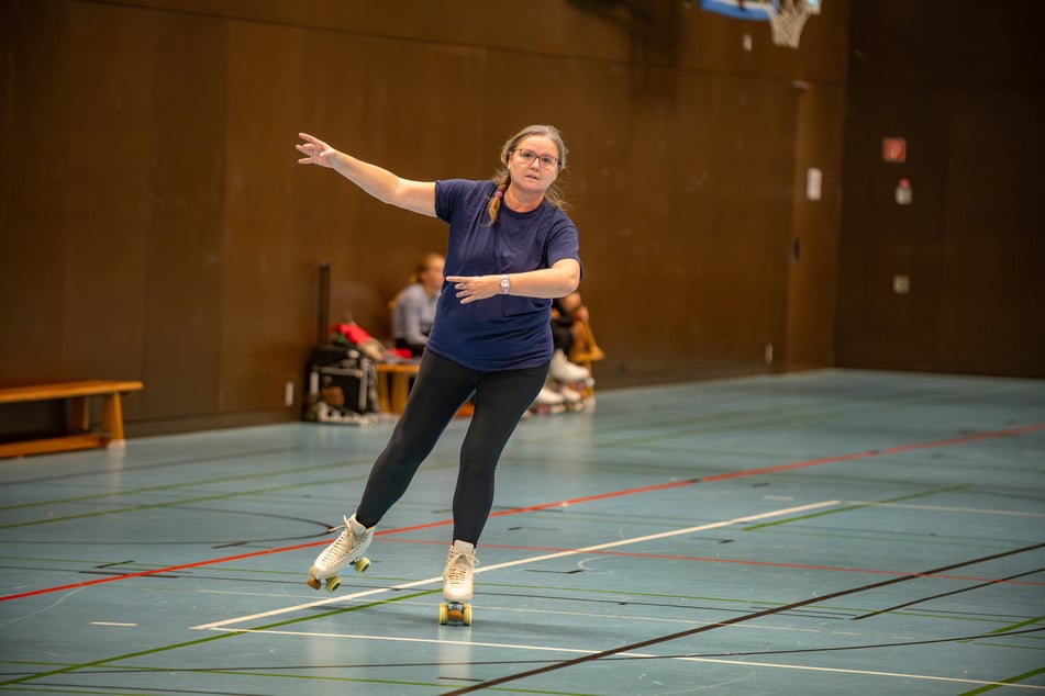 Ein Herz für den Sport: Trainerin Simone Kilz (56) ist mit voller Leidenschaft dabei.