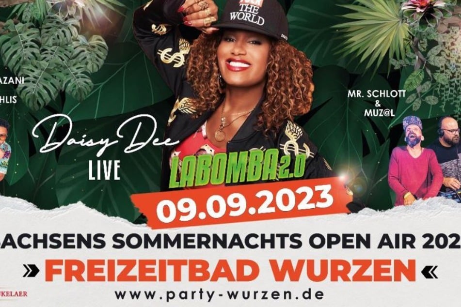 Neben den Hits der 90er und 2000er heizt Euch der Live-Auftritt der VIVA-Ikone Daisy Dee ordentlich ein.