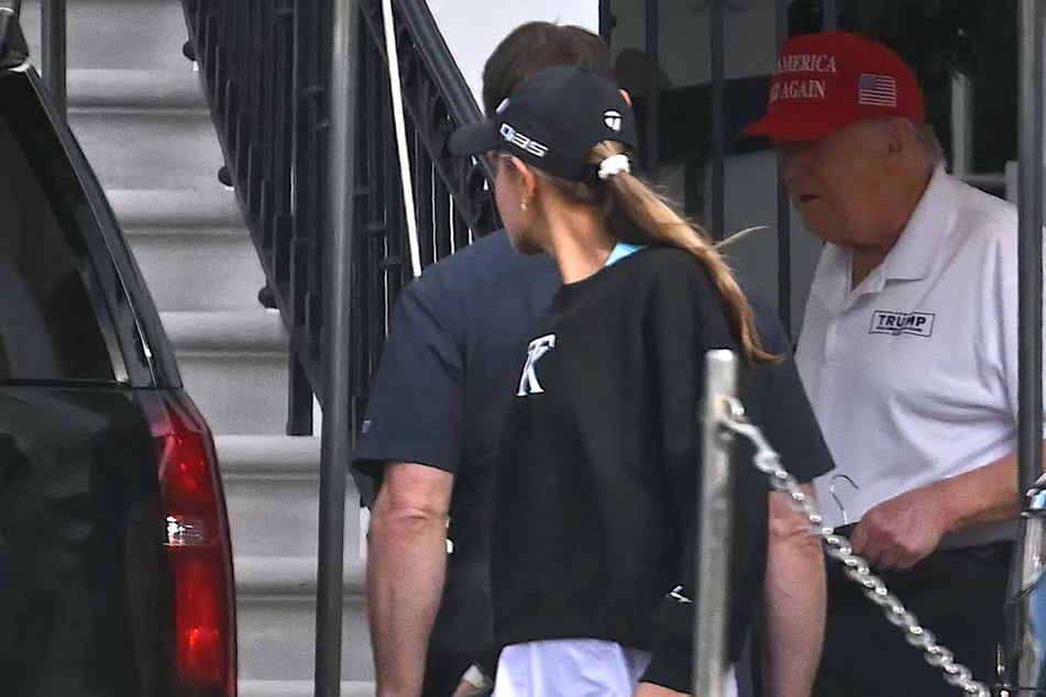Amid speculation about his health, President Donald Trump finally reappeared in public for a golfing trip with his granddaughter Kai.