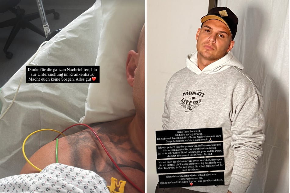 Sänger Pietro Lombardi (33) beruhigte seine Fans auf Instagram.
