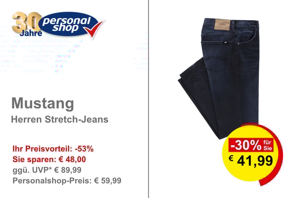 Mustang Herren Stretch-Jeans