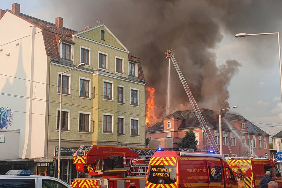 Die Feuerwehr hatte viel zu tun.