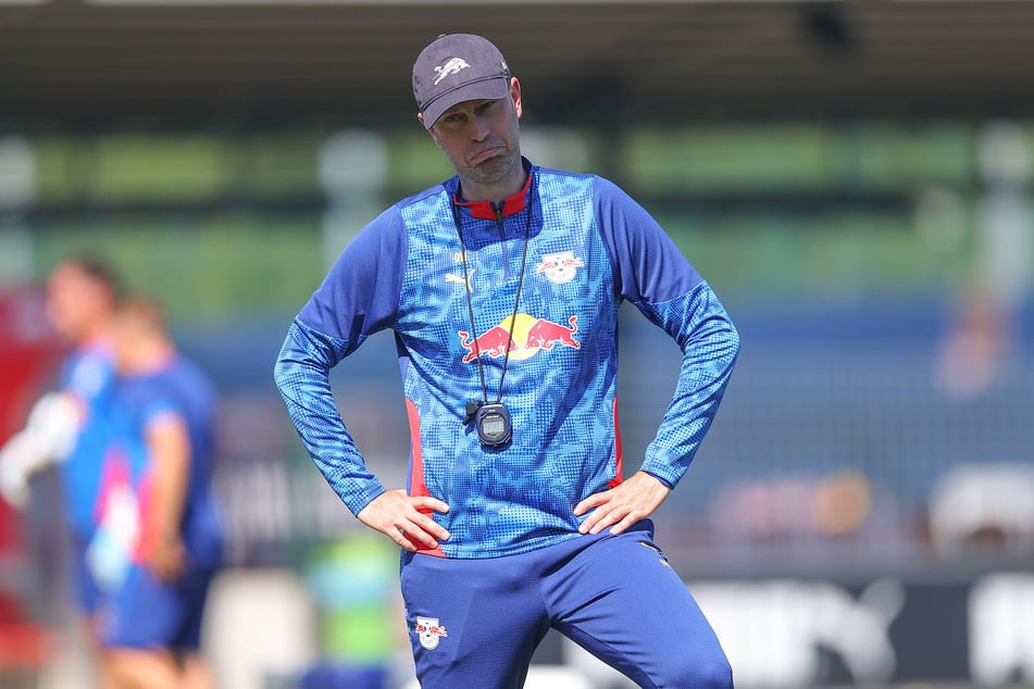RB Leipzigs Trainer Ole Werner (37) möchte natürlich mit einem Sieg aus dem ersten Pflichtspiel gehen.