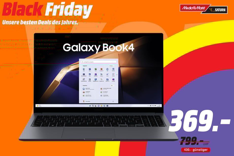 Samsung-Notebook für 369 statt 799 Euro.
