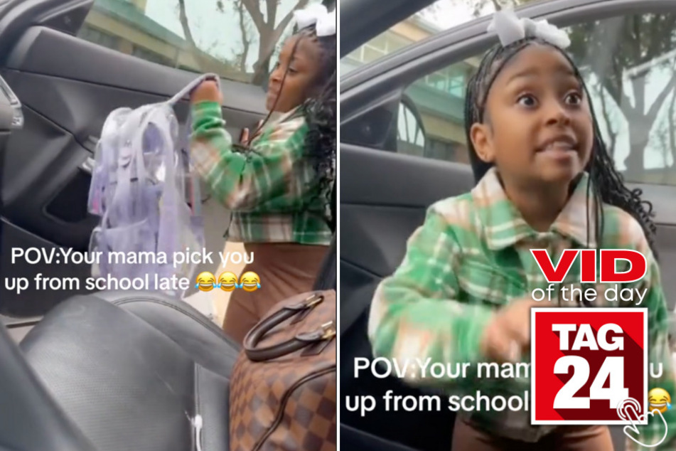 Today's Viral Video of the Day features a sassy little girl who wanted no part in being picked up late from school.