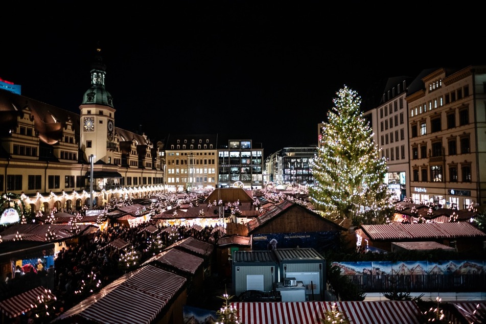 Der Leipziger Weihnachtsmarkt muss wegen der Corona-Pandemie in diesem Jahr abgesagt werden.