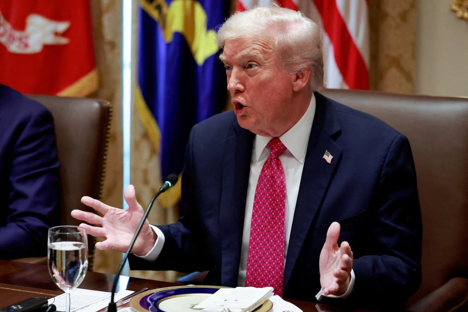 President Donald Trump said Ukraine and Russia should freeze their war at the current battle lines, which would involve the Donbass region being divided.