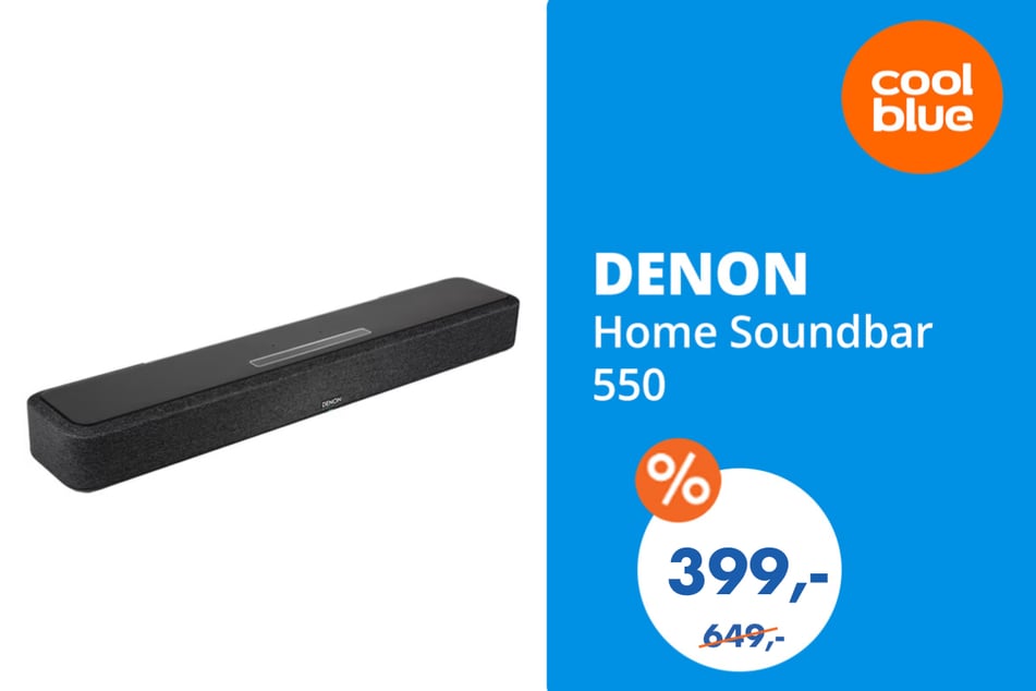 Die Denon Soundbar für 399 statt 649 Euro.