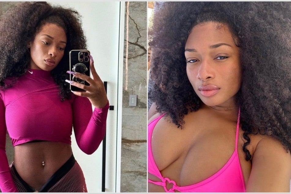 Megan Thee Stallion shows off natural curls and figure on Instagram!