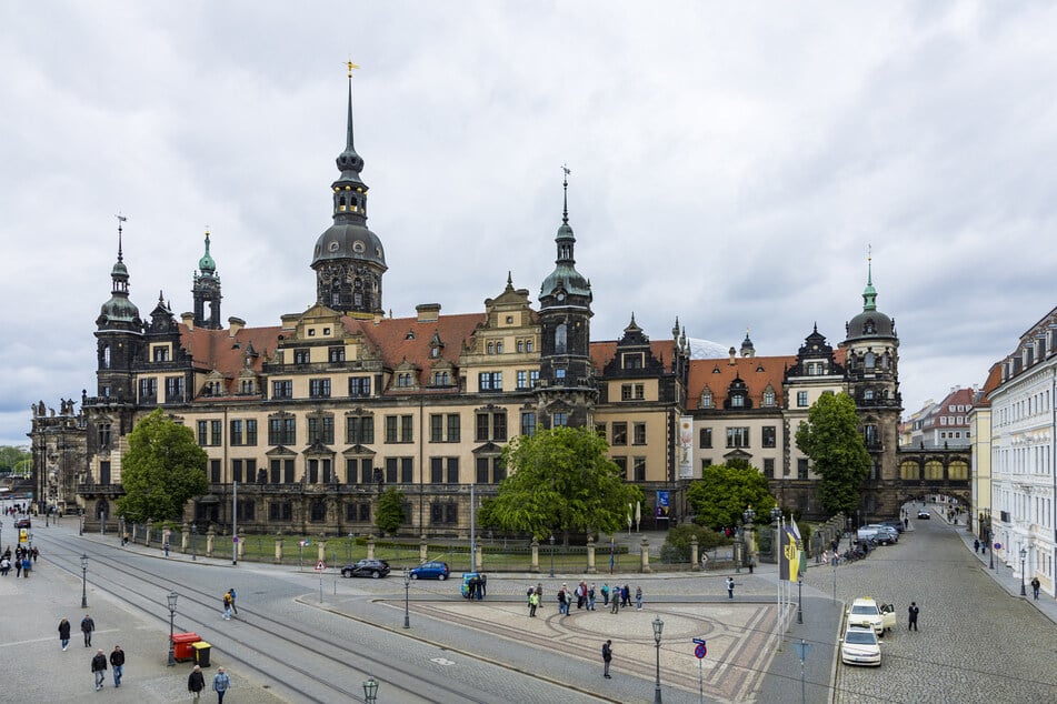 Ein Dresdner Wahrzeichen: Seit 1986 ist das Residenzschloss in der Altstadt eine Dauerbaustelle.