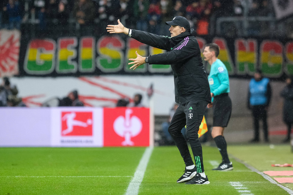 Er konnte gestikulieren, wie er wollte: Thomas Tuchel (50) konnte die peinliche Pleite seines FC Bayern in Frankfurt nicht verhindern.