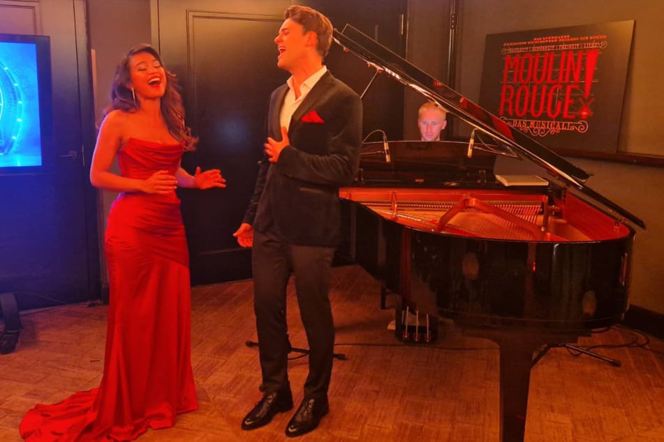 Mae Ann Jorolan und Jonas Hein gaben mit "Come What May" am Mittwoch eine kleine Kostprobe.