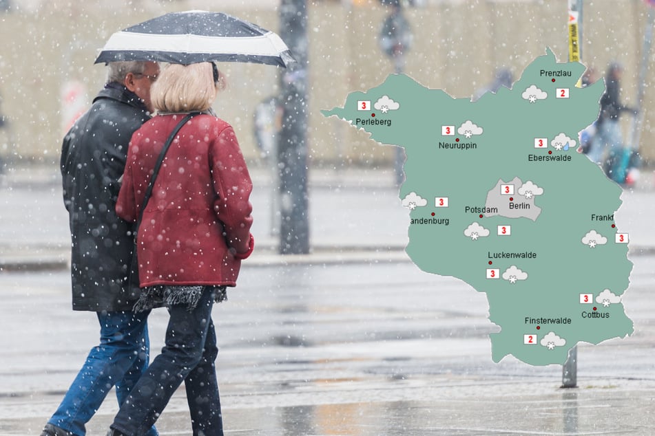 Rauer Jahresstart in Berlin und Brandenburg: Schnee, Glätte und heftige Sturmböen