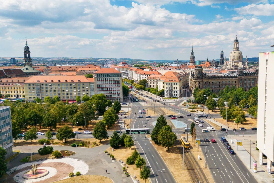 Am Pirnaischen Platz und an der Grunaer Straße wird ab Montag gebaut. (Archivbild)