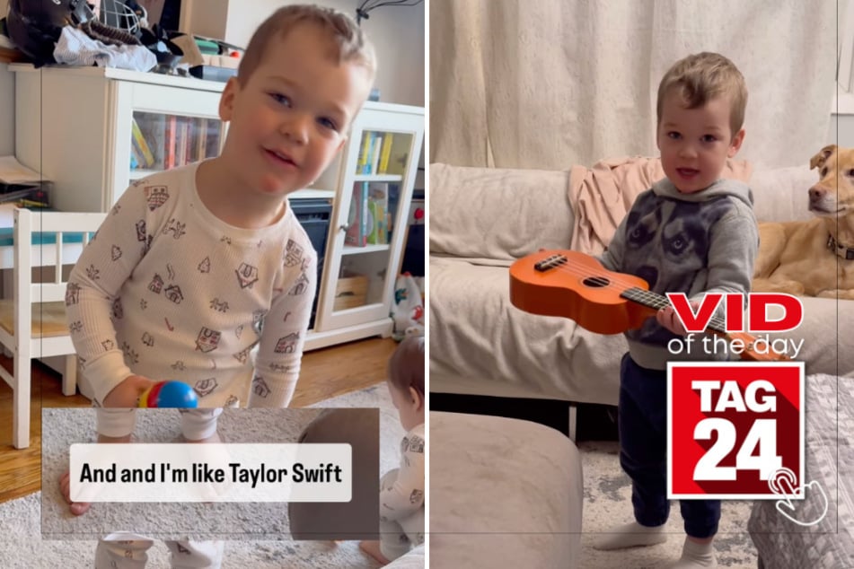 viral videos: Viral Video of the Day for March 23, 2024: Taylor Swift's "no pants" makes toddler question everything