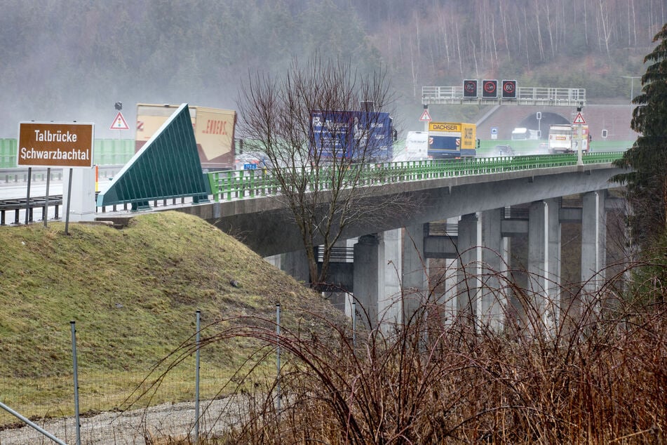 Der Tunnel "Alte Burg" an der Talbrücke Schwarzbachtal ist von dem Streik auch betroffen. (Archivfoto)