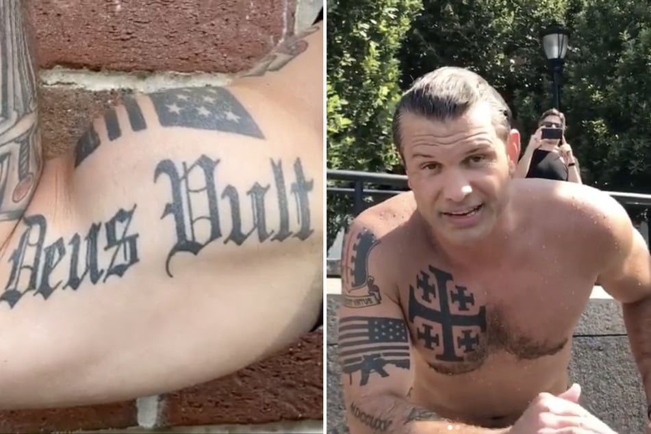 Pete Hegseth, who was nominated for secretary of defense in Donald Trump's incoming administration, is facing scrutiny over his tattoos.