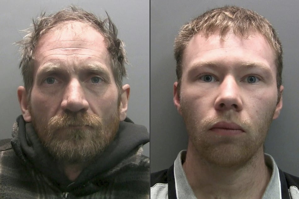 Daniel Graham (39, à gauche) et Adam Carruthers (32) ont abattu l'érable du mont.