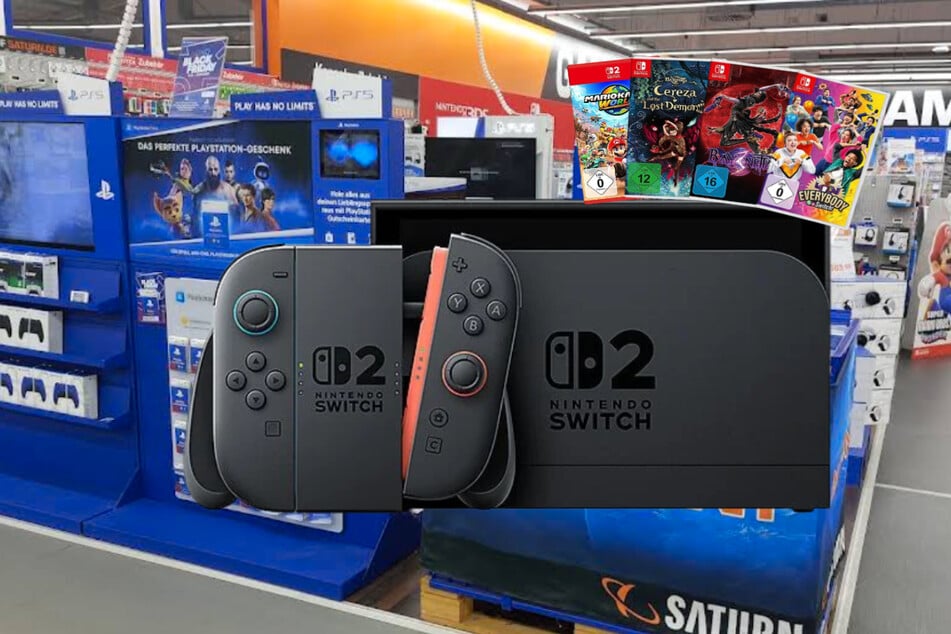 Bei Saturn ist die Nintendo Switch2 inklusive 4 Spiele im Angebot