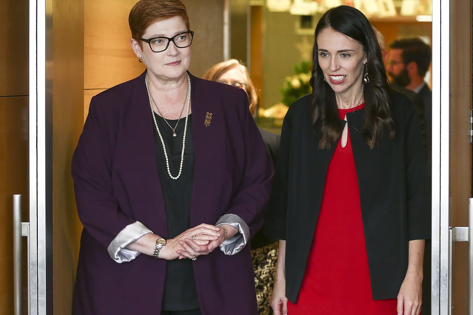 Die australische Außenministerin Marise Payne (links), hier mit der Premierministerin von Neuseeland, Jacinda Ardern (re.).