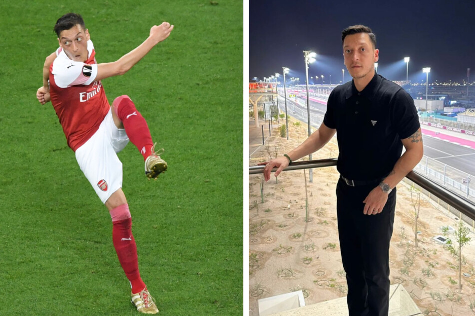 Während seiner aktiven Zeit (l.) und noch vor wenigen Wochen (r.) fiel Mesut Özil (35) nicht unbedingt als Muskelberg auf.
