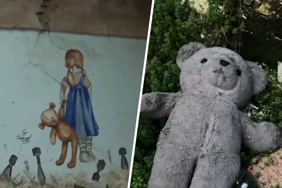 Überall finde man Spielzeug, Plüschtiere und weitere Spuren der Auseinandersetzungen.