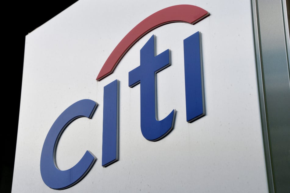 New York: Das Logo von Citigroup.