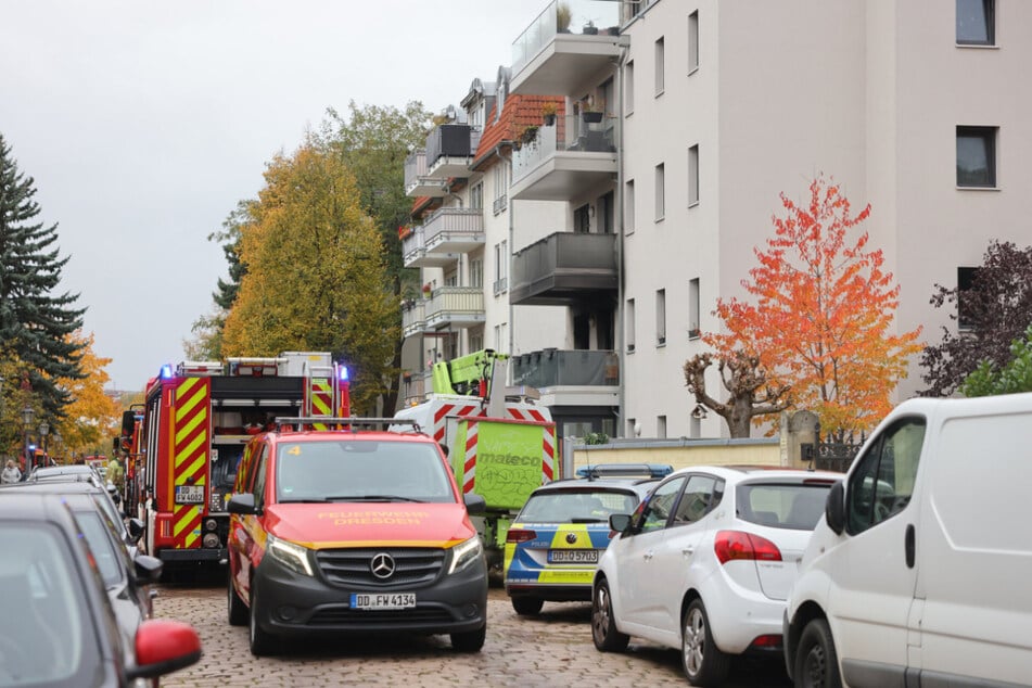 Polizei, Feuerwehr und Rettungsdienst waren vor Ort im Einsatz.